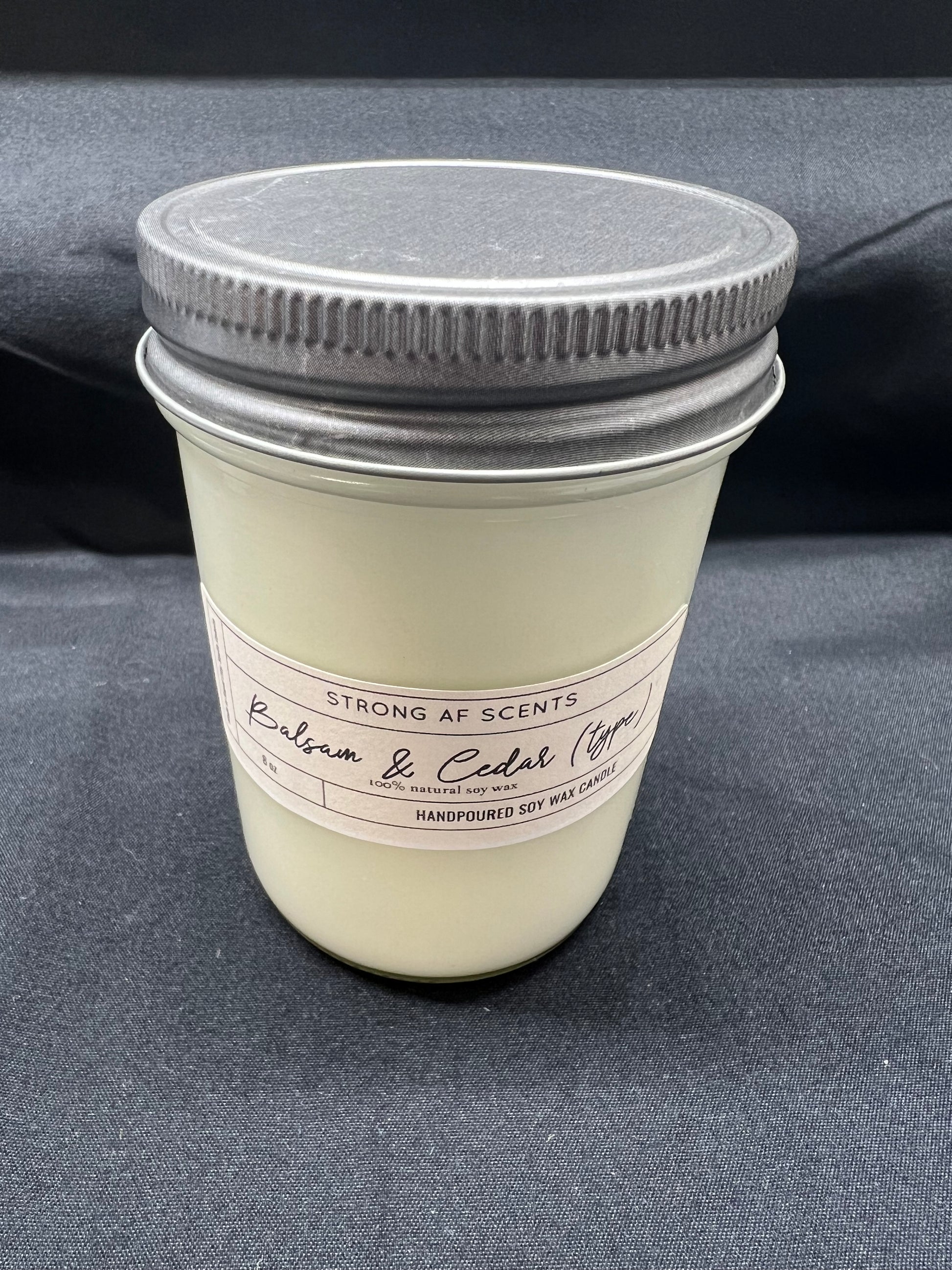 Balsam & Cedar (type) Soy Candle - 8 oz – Strong AF Scents