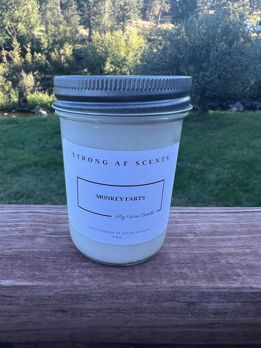 Monkey Farts Soy Candle - 8 oz