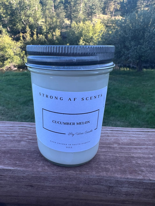 Cucumber Melon Soy Candle -8 oz