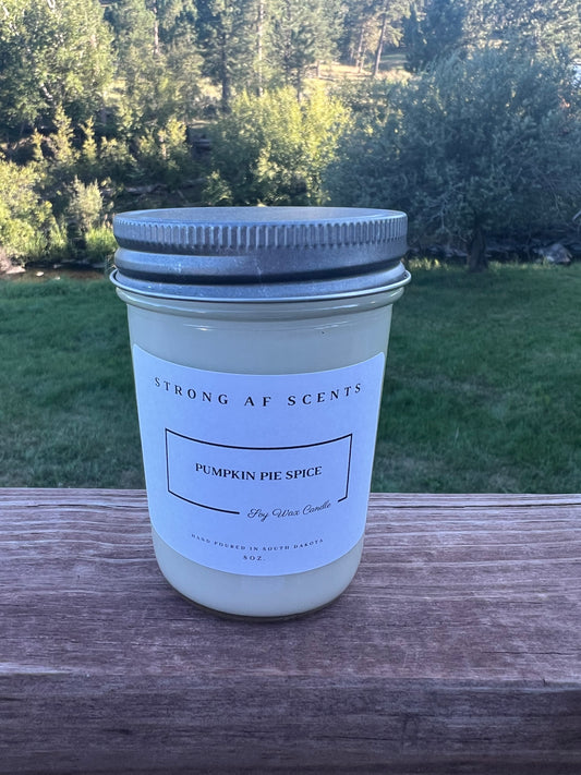 Pumpkin Pie Spice Soy Candle - 8 oz