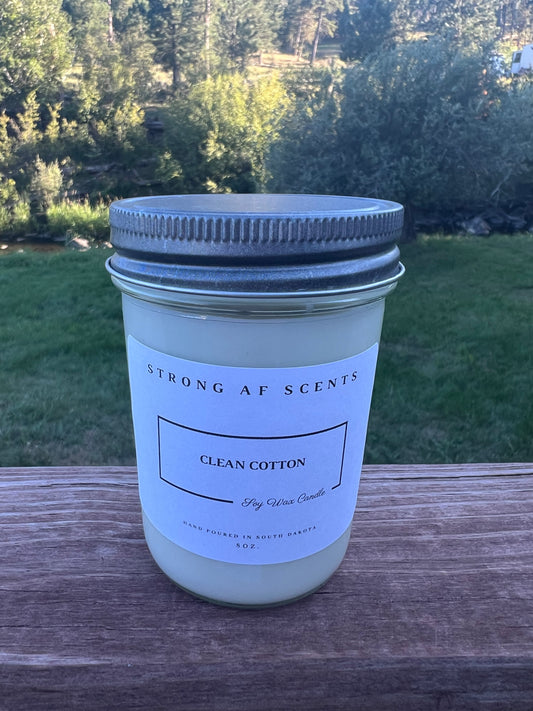 Clean Cotton Soy Candle -8 oz