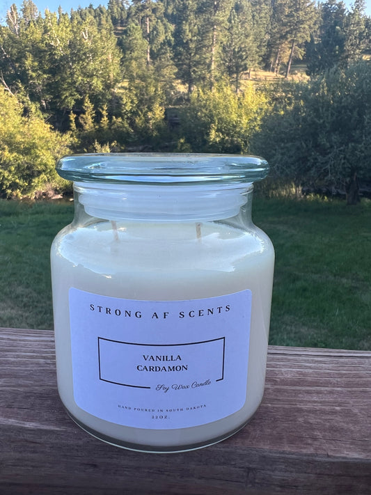 Vanilla Cardamon Soy Candle ~22 oz