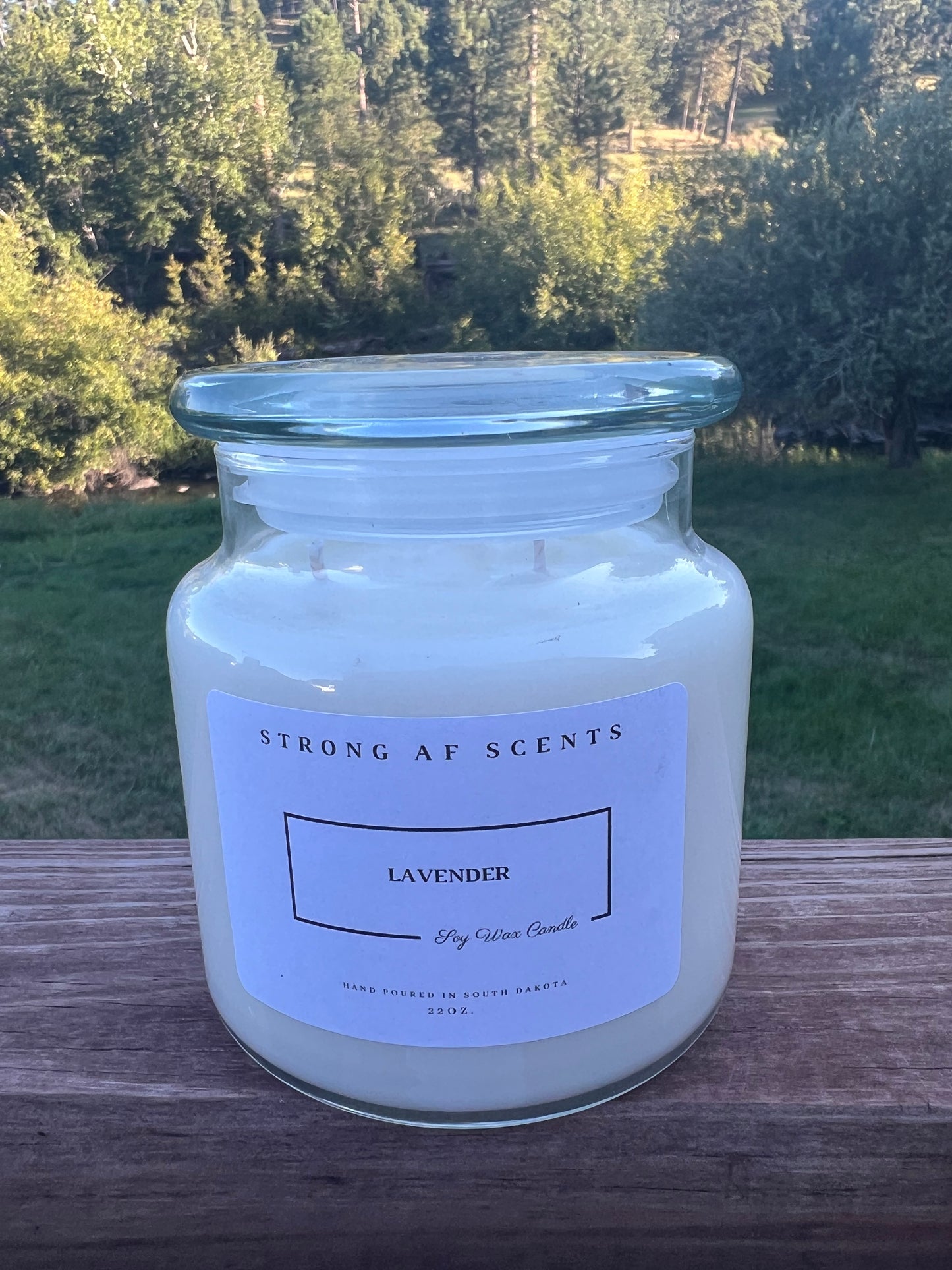 Lavender Soy Wax Candle ~ 22 oz