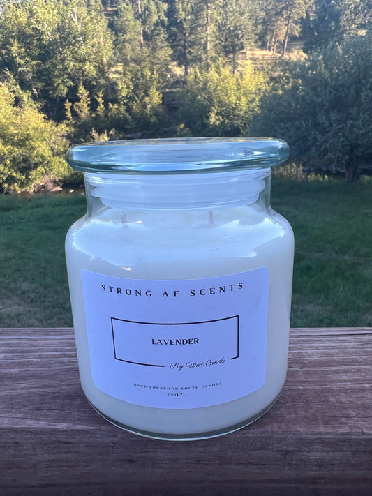 Lavender Soy Wax Candle ~ 22 oz