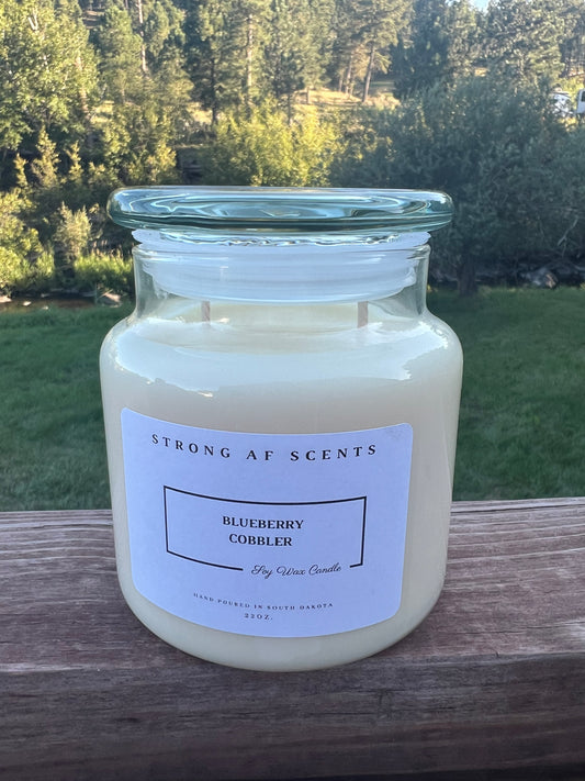 Blueberry Cobbler Soy Candle -22 oz