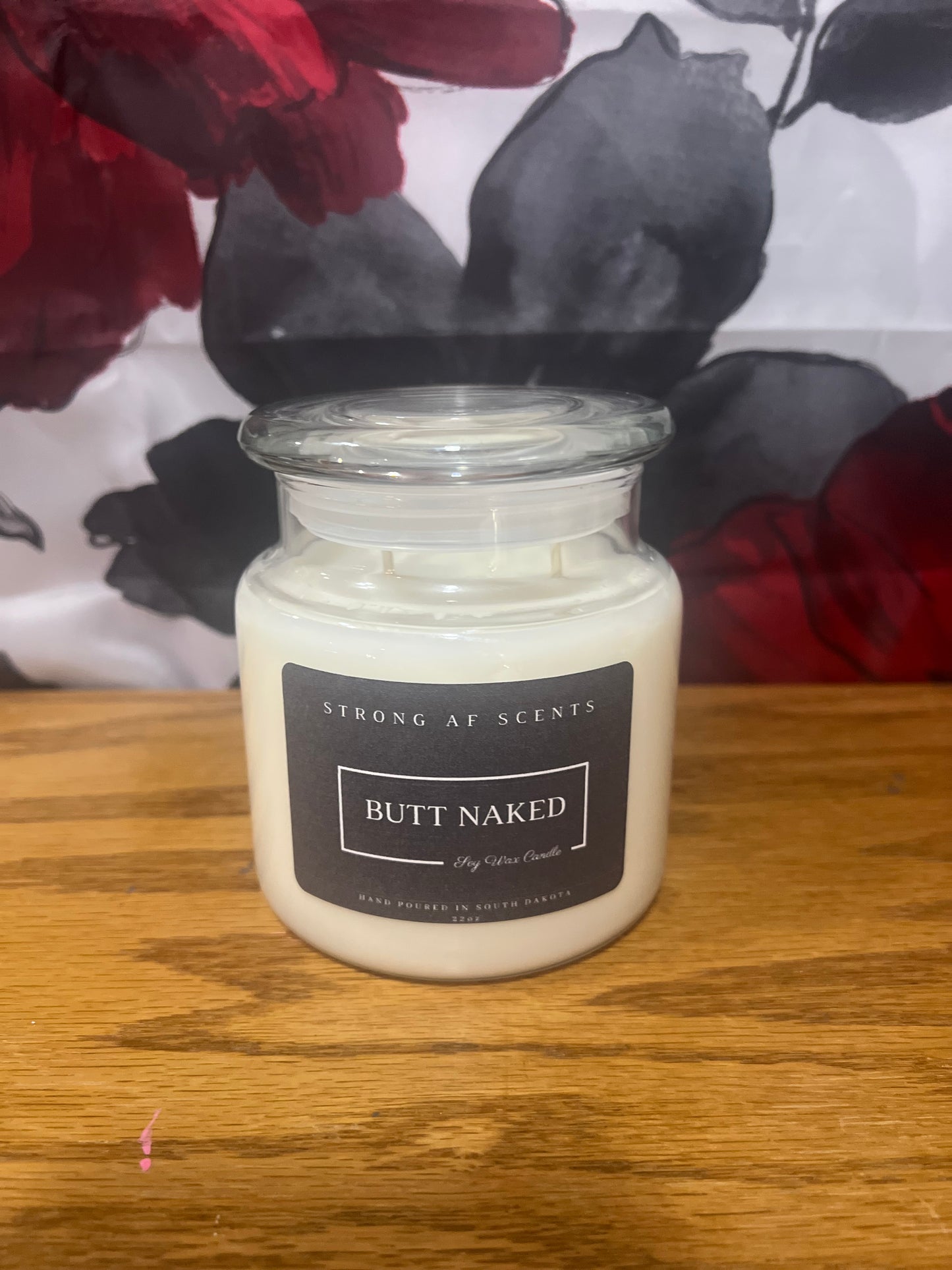 Butt Naked Soy Candle -22 oz