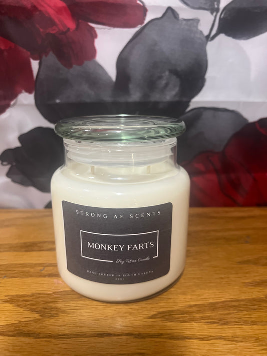 Monkey Farts Soy Candle -22 oz