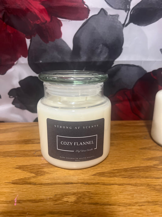 Cozy Flannel Soy Candle ~ 22oz