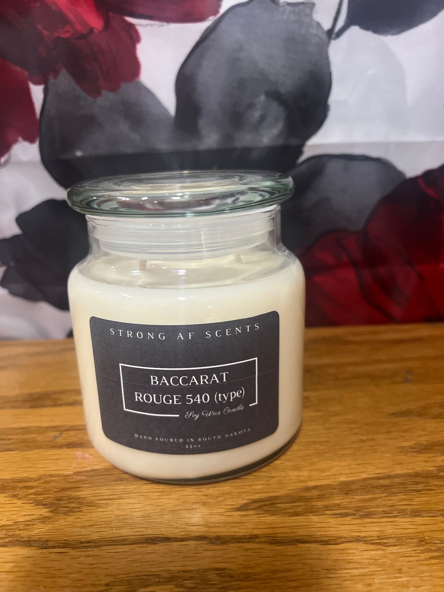 Baccarat Rouge 540 (type) Soy Candle ~22oz