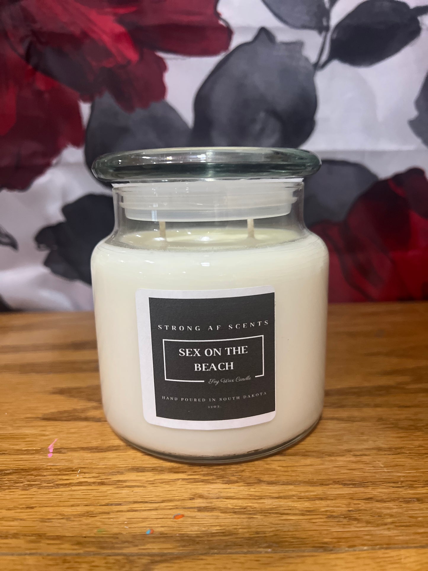 Sex on the Beach Soy Candle  ~ 22 oz