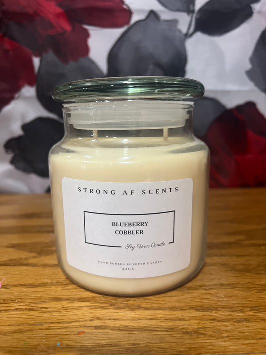 Blueberry Cobbler Soy Candle -22 oz