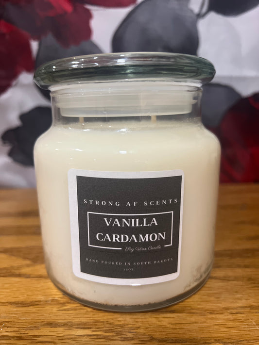 Vanilla Cardamon Soy Candle ~22 oz