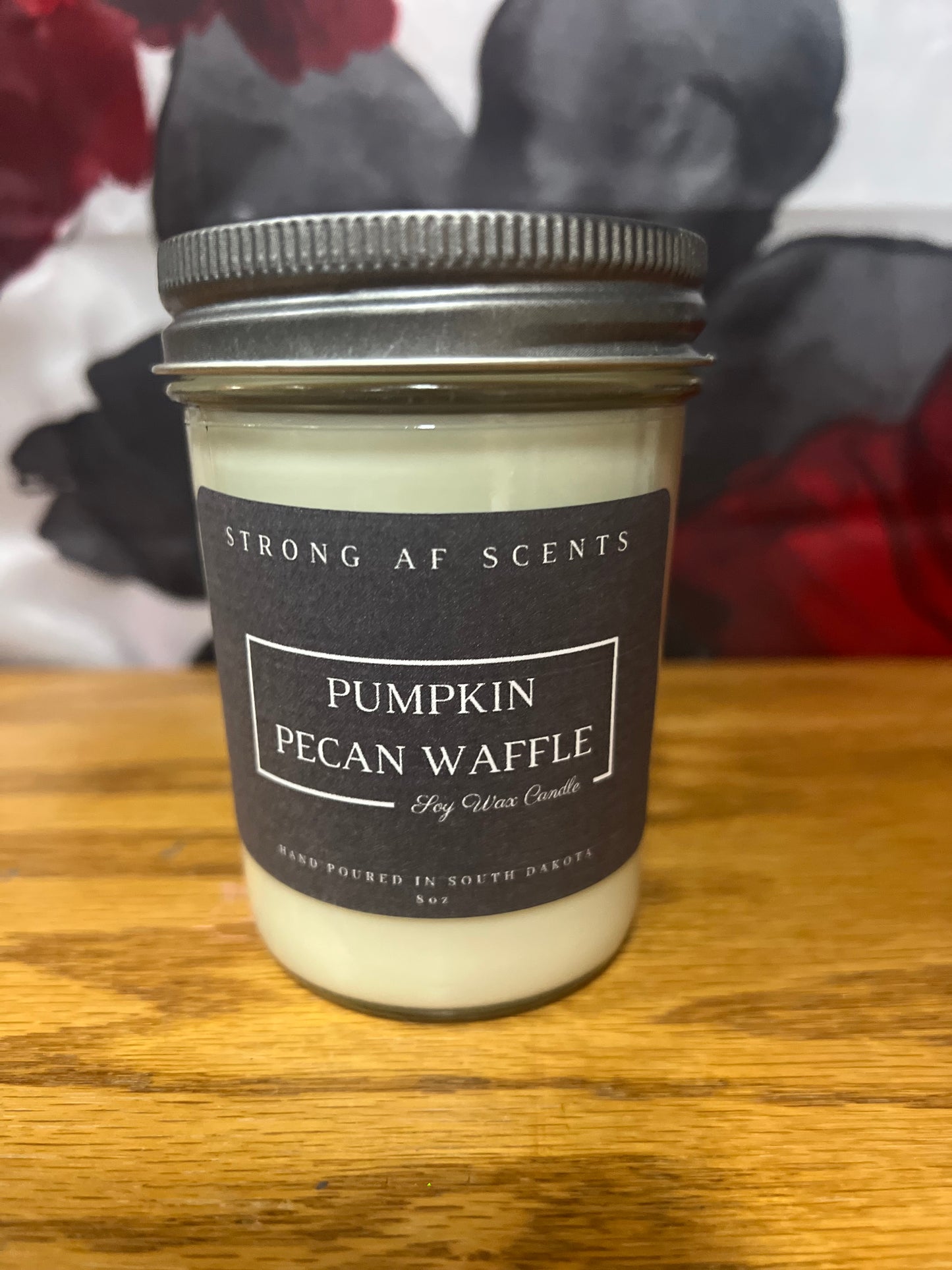 Pumpkin Pecan Waffle (type)  Soy Candle ~ 8oz