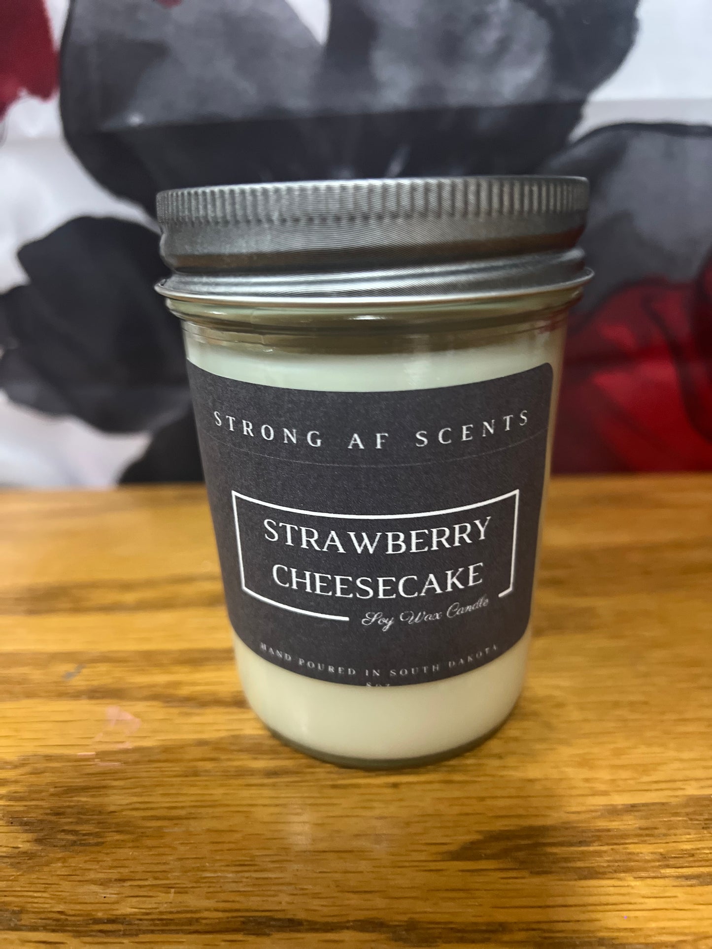 Strawberry Cheesecake Soy Candle -8oz