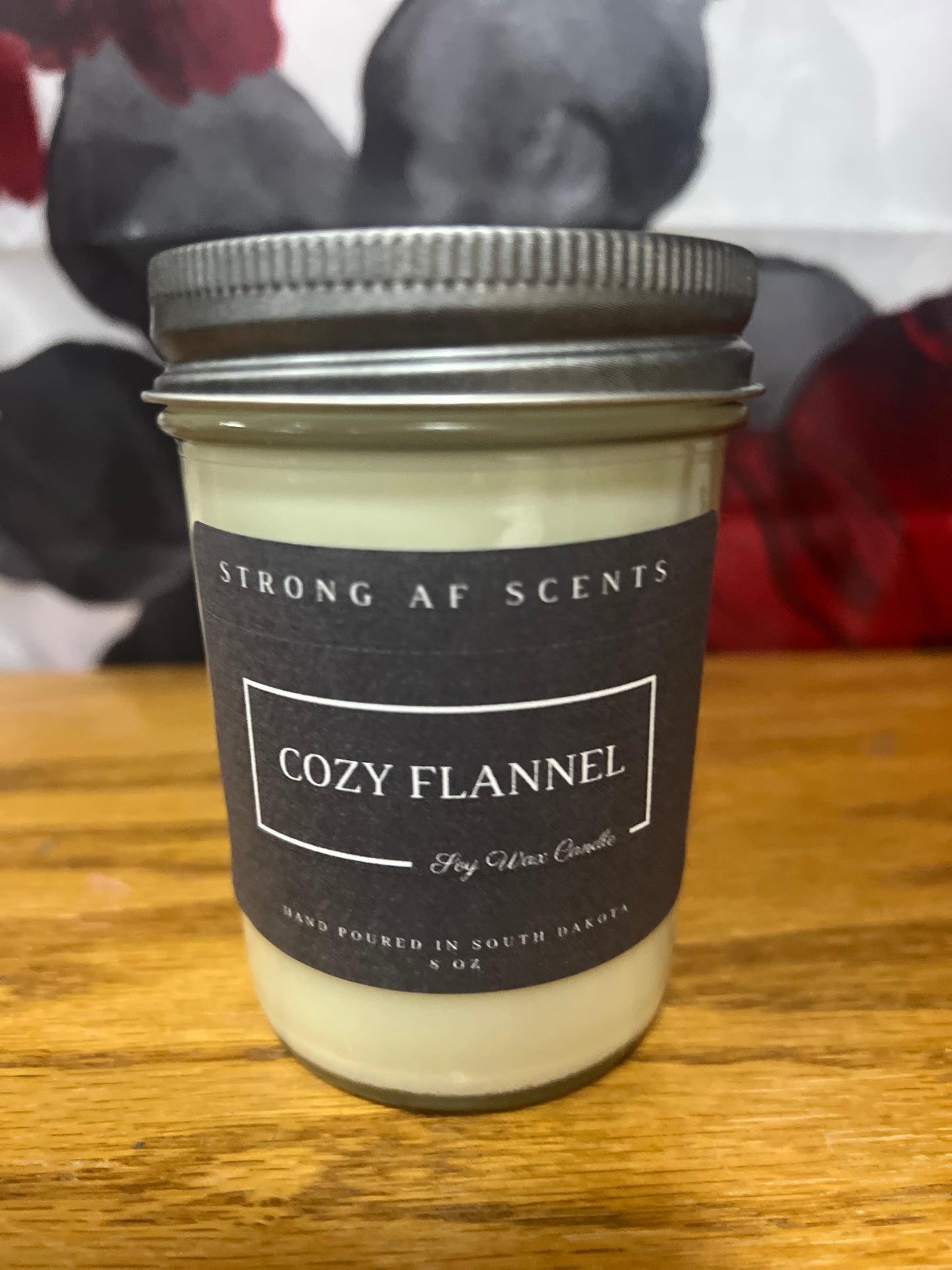 Cozy Flannel Soy Candle -8 oz