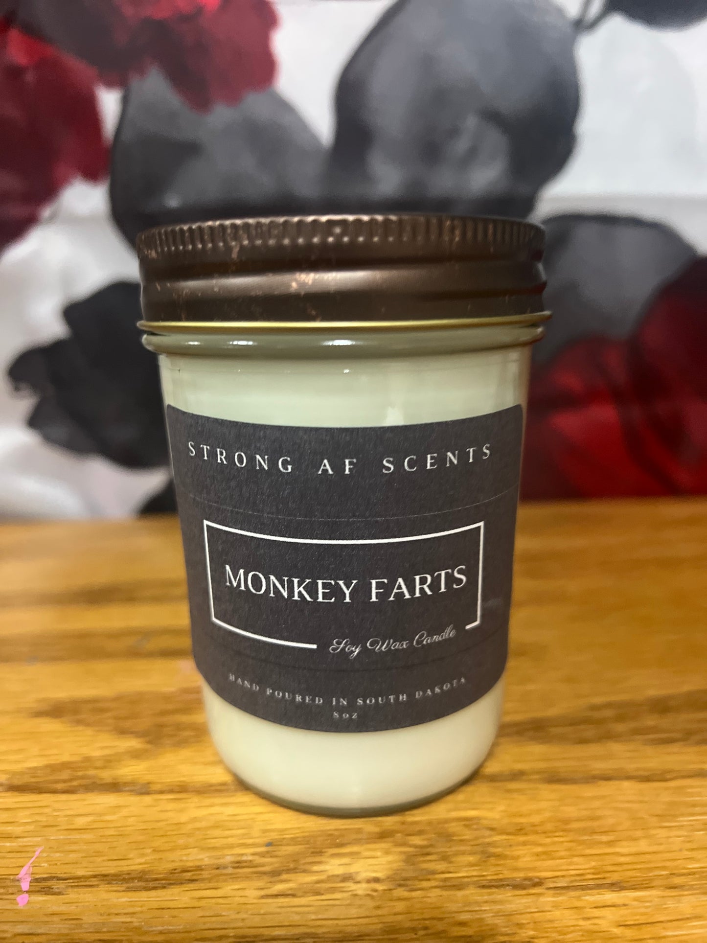 Monkey Farts Soy Candle - 8 oz