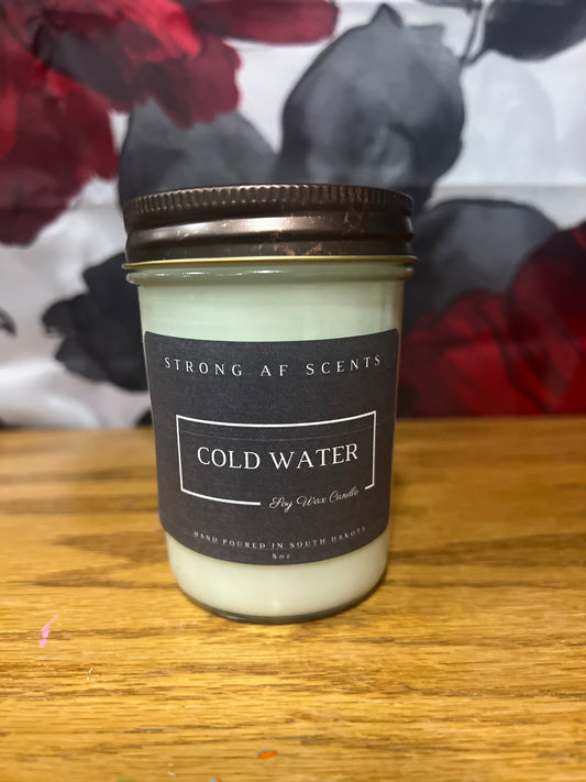 Cold Water Soy Candle -8 oz