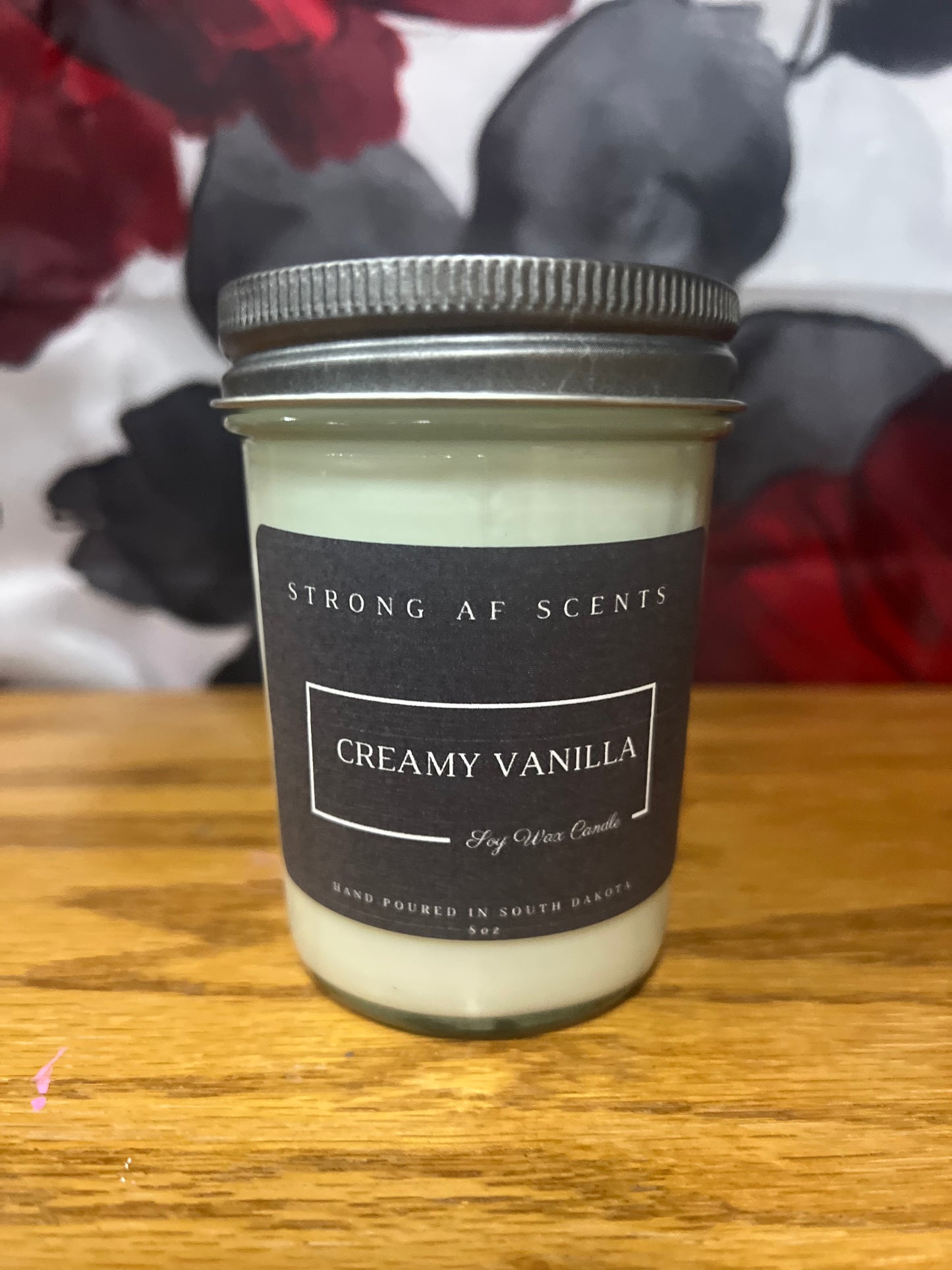 Creamy Vanilla Soy Candle -8 oz