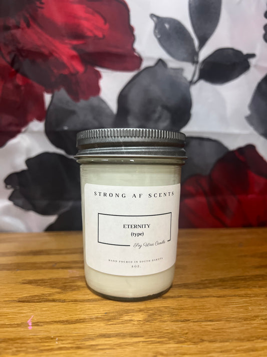 Eternity (Men's type) Soy Wax Candle~8 oz